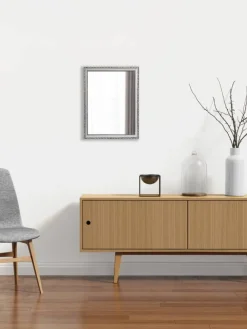 Mirrors and More Kellot Ja Peilit|peili Lola 34 x 45 cm hopea
