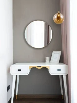 Mirrors and More Kellot Ja Peilit|peili Mila Ø50 cm kulta