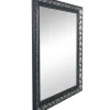 Mirrors and More Kellot Ja Peilit|peili Tanja 55 x 70 cm musta/hopea