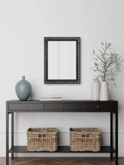 Mirrors and More Kellot Ja Peilit|peili Tanja 55 x 70 cm musta/hopea