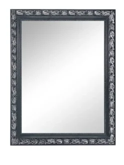 Mirrors and More Kellot Ja Peilit|peili Tanja 55 x 70 cm musta/hopea