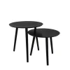 sarjapöytä Vilana Ø50 cm + Ø45 cm musta>Mirrors and More Sale