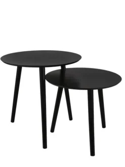 sarjapöytä Vilana Ø50 cm + Ø45 cm musta>Mirrors and More Sale