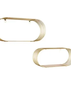 Mirrors and More Hyllyt Ja Telineet|Huonekalut|seinähyllysetti Joyce 2-pack kulta