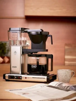 Moccamaster Kahvi Ja Kuumat Juomat|kahvinkeitin Automatic S kiillotettu hopea