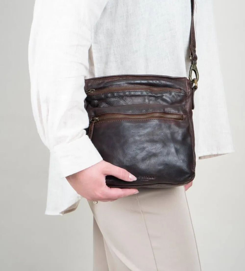 Montana Laukut|laukku Alpha Crossbody Brown 200 Brown