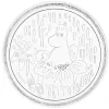 Moomin Astiat|Arabia lautanen Ø 155 mm kirkas