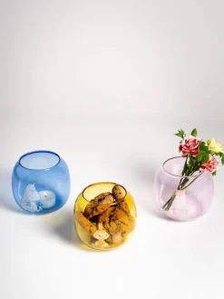 Muumi kynttilälyhty Pikku Myy keltainen 9,5 cm><noscript><img width=