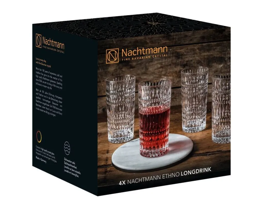 Ethno longdrink juomalasi 4 kpl>Nachtmann Discount