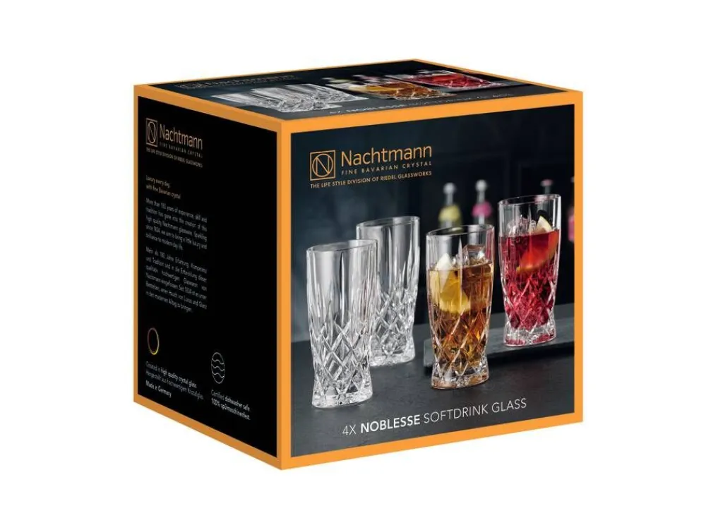 Nachtmann Astiat|lasisetti Noblesse Softdrink 4 kpl