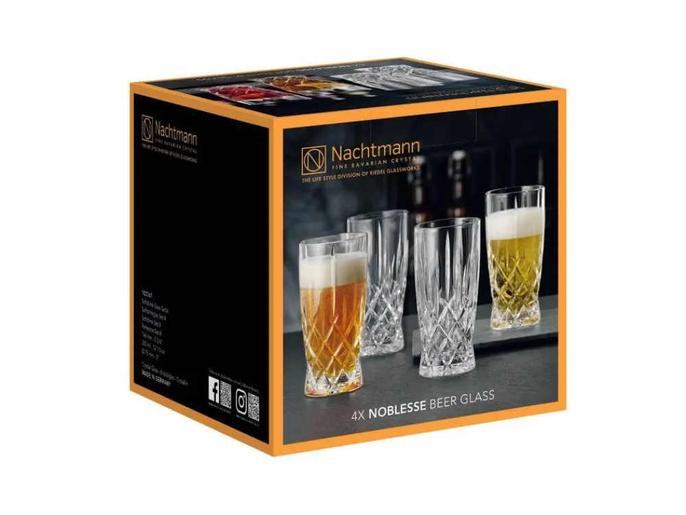 Nachtmann Astiat|lasisetti Noblesse Softdrink 4 kpl