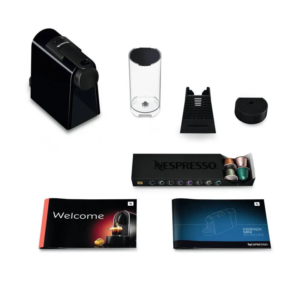 Nespressou00ae Kahvi Ja Kuumat Juomat|Nespresso® kapselikeitin Essenza Mini by DeLonghi® musta
