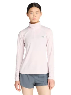 New Balance Treenivaatteet|paita Sport Quarter Zip W PINK GRANITE