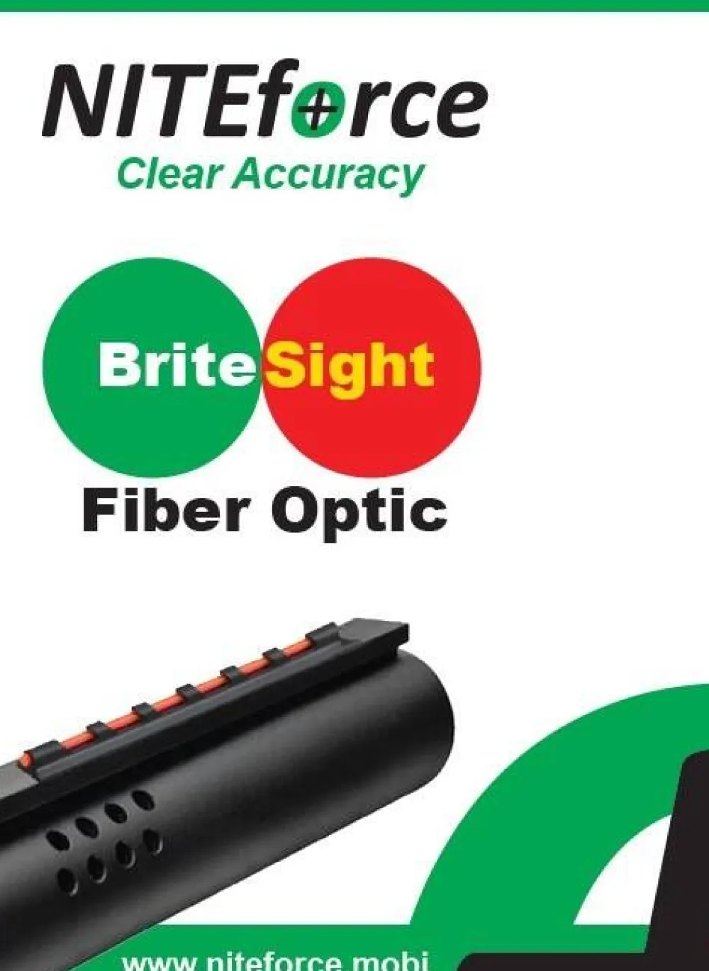 valokuitutähtäin 69 mm BriteSight punainen>NITEforce Hot