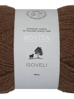 Novita Kankaat Ja Käsityötarvikkeet|Isoveli lanka 100 g 673 kaarna