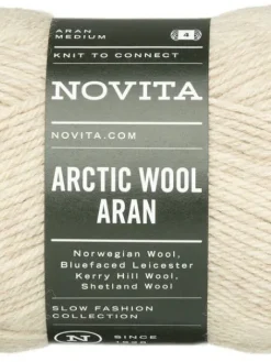 Novita Kankaat Ja Käsityötarvikkeet|lanka Arctic Wool Aran 100g 631 poro