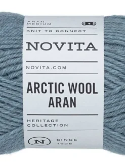 Novita Kankaat Ja Käsityötarvikkeet|lanka Arctic Wool Aran 100g 124 ikijää