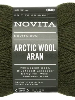 Novita Kankaat Ja Käsityötarvikkeet|lanka Arctic Wool Aran 100g 357 tunturipaju