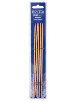 Sukkapuikko kulmikas 20 cm koivu 4.0>Novita Discount