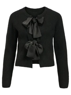 Object Neuletakit|neuletakki Objparvi Sateen Bow Black