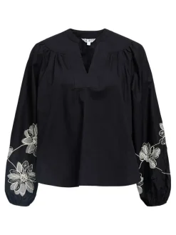 Object Puserot|pusero Objmerle Hope L/S Black white