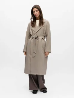 Object Kevät- Ja Syystakit|takki Objmarie RE Trench Desert taupe melange