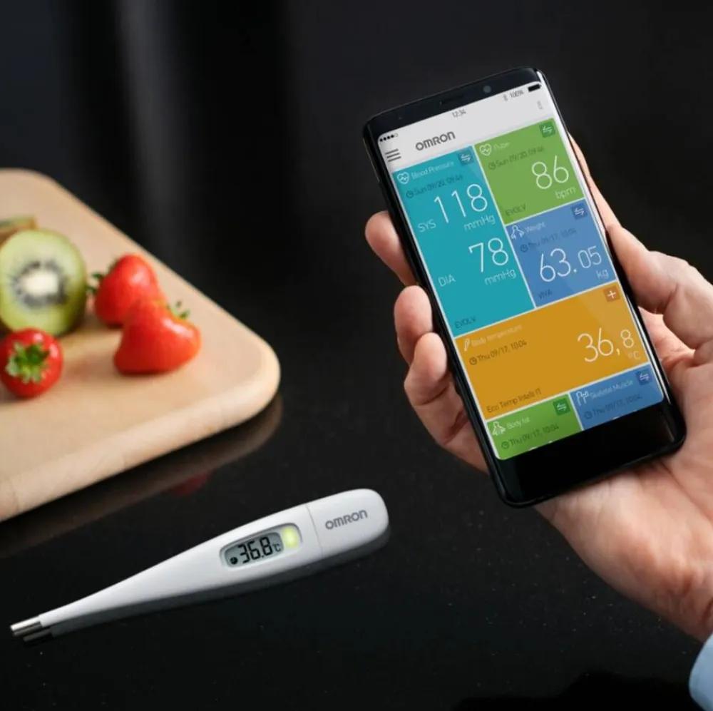 Omron Kauneus Ja Terveys|digitaalinen kuumemittari Eco Temp Intelli IT valkoine