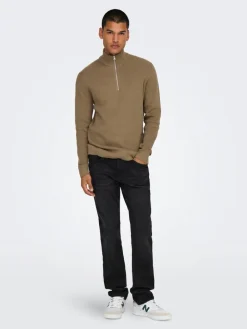 Only & Sons Farkut|farkut Onsweft Black denim