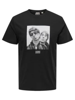 Only & Sons T-Paidat|t-paita Onsoasis Black Photo Print