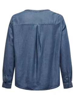 Only Carmakoma Puserot|pusero Carsema Medium blue denim