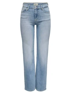 Only Farkut|farkut Onlblush Mid Straight Light Blue Denim