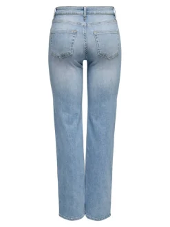 Only Farkut|farkut Onlblush Mid Straight Light Blue Denim