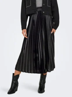 Only Hameet Ja Haalarit|hame Onllyon Pleated Black