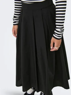 Only Hameet Ja Haalarit|hame Onlmaila Long Pleat Black