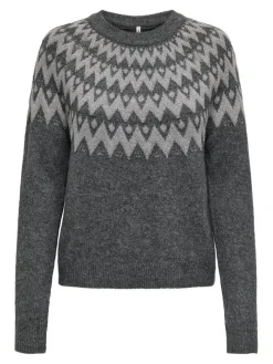Only Neulepuserot|neule Onlfry LS JQ Glitter