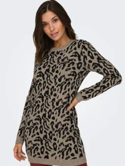 Only Vapaa-Ajan Mekot|neulemekko Onljenni LS Fossil black leo