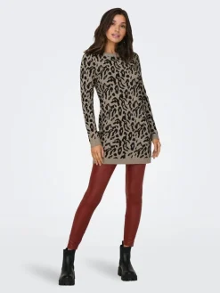Only Vapaa-Ajan Mekot|neulemekko Onljenni LS Fossil black leo