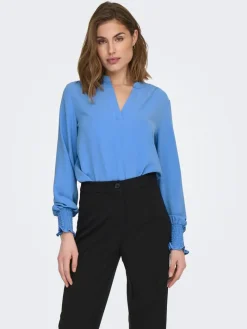 Only Puserot|pusero Onlmette V-neck Cloud dancer