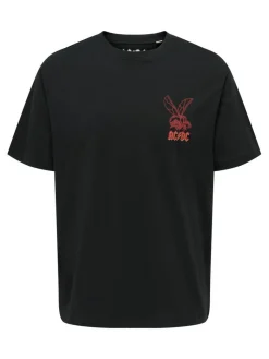 Only & Sons T-Paidat|Only Sons t-paita Onsacdc Jet Black
