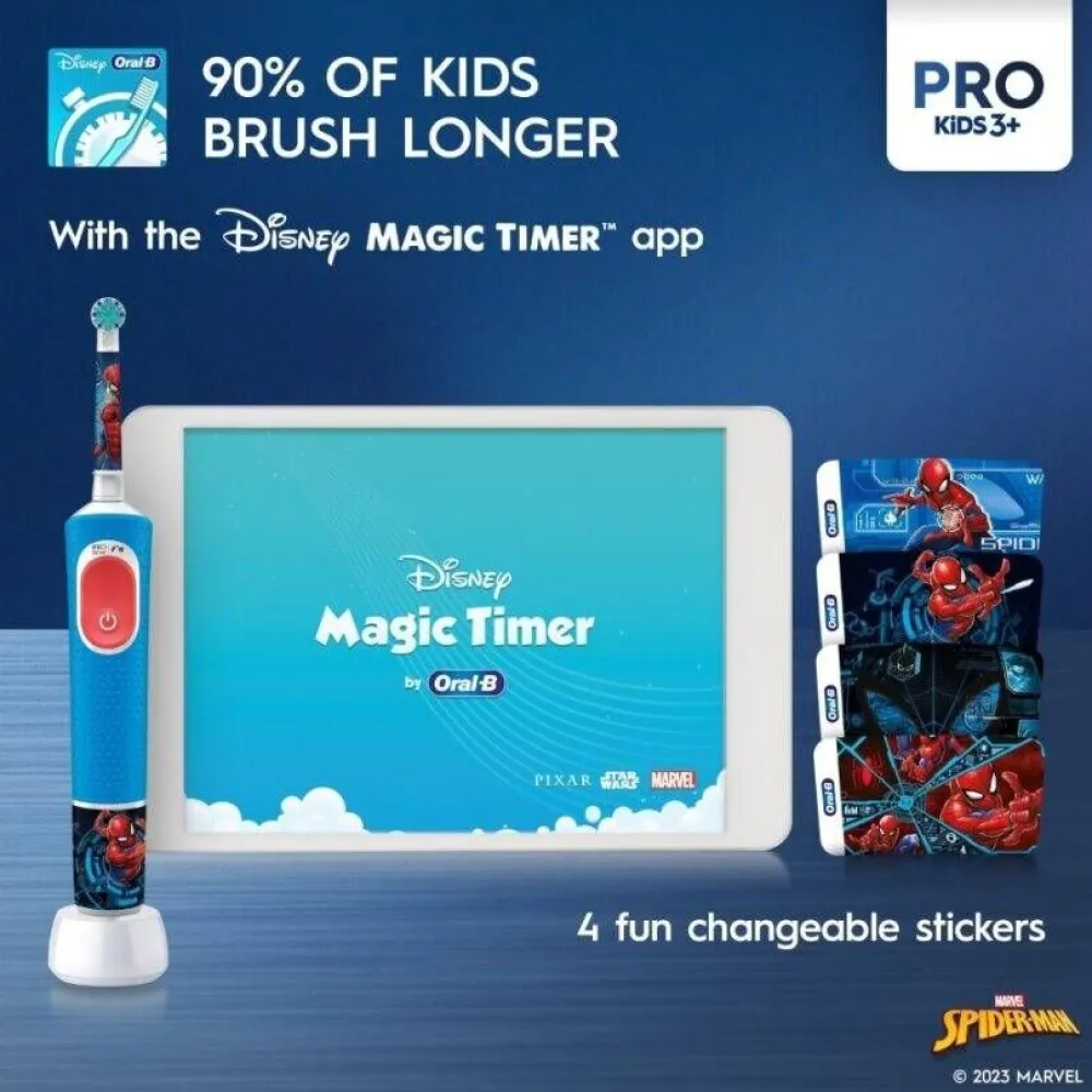 sähköhammasharja Vitality Pro Kids Spiderman>Oral-B Discount