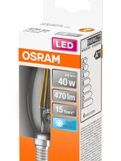 Osram Lamput Ja Valaisintarvikkeet|LED kynttilälamppu 470lm 4000K E14