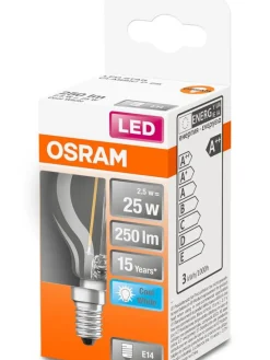 Osram Lamput Ja Valaisintarvikkeet|LED pienkupulamppu 250lm 4000K E14