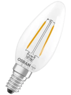 Osram Lamput Ja Valaisintarvikkeet|LED Star Classic B 25 Filament 1.8W 840 Clear E14