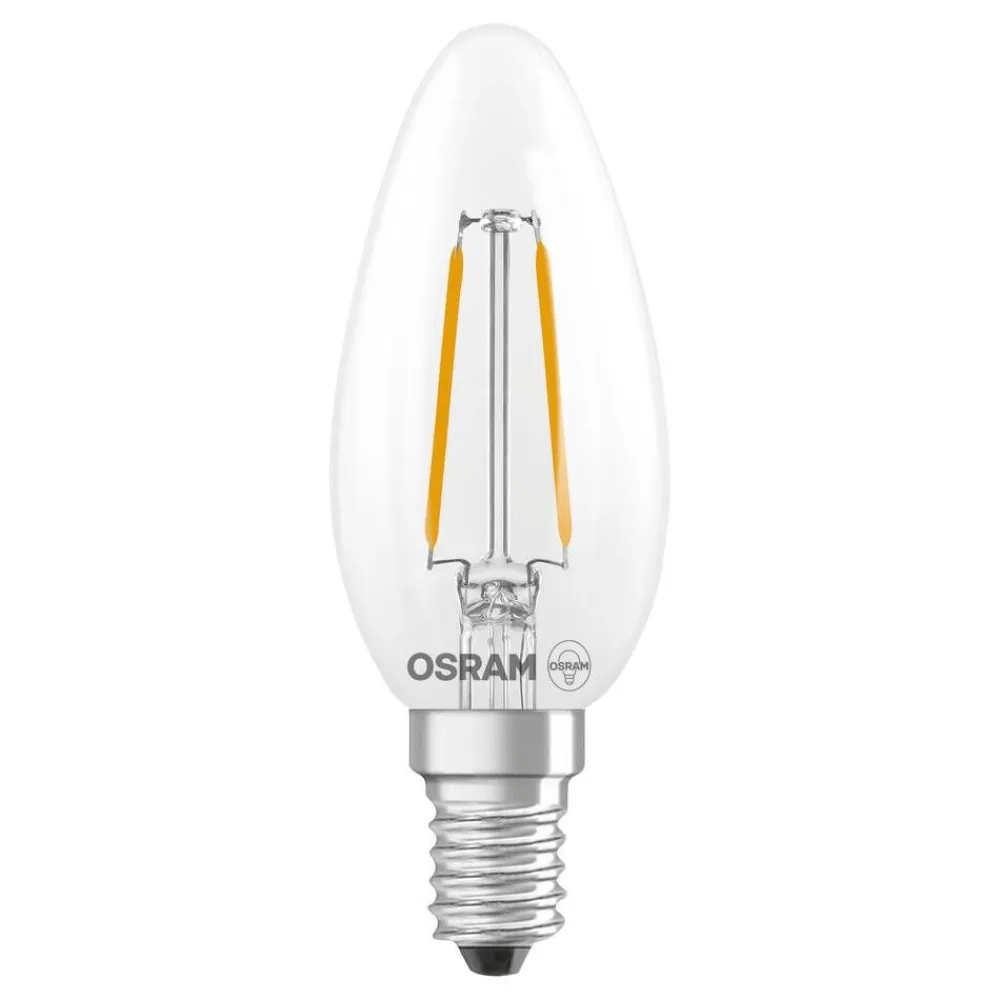 Osram Lamput Ja Valaisintarvikkeet|LED Star Classic B 25 Filament 1.8W 827 Clear E14