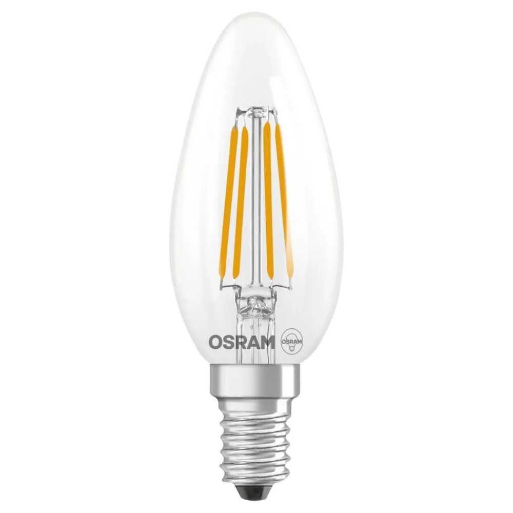 Osram Lamput Ja Valaisintarvikkeet|LED Star Classic B 40 Filament 3.4W 840 Clear E14