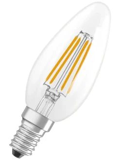 Osram Lamput Ja Valaisintarvikkeet|LED Star Classic B 40 Filament 3.4W 840 Clear E14