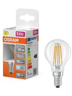 LED Star Classic P 40 Filament 3.4W 840 Clear E14><noscript><img width=