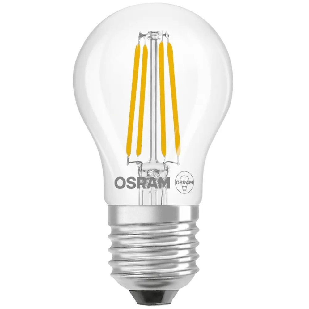 Osram Lamput Ja Valaisintarvikkeet|LED Star Classic P 40 Filament 3.4W 827 Clear E27