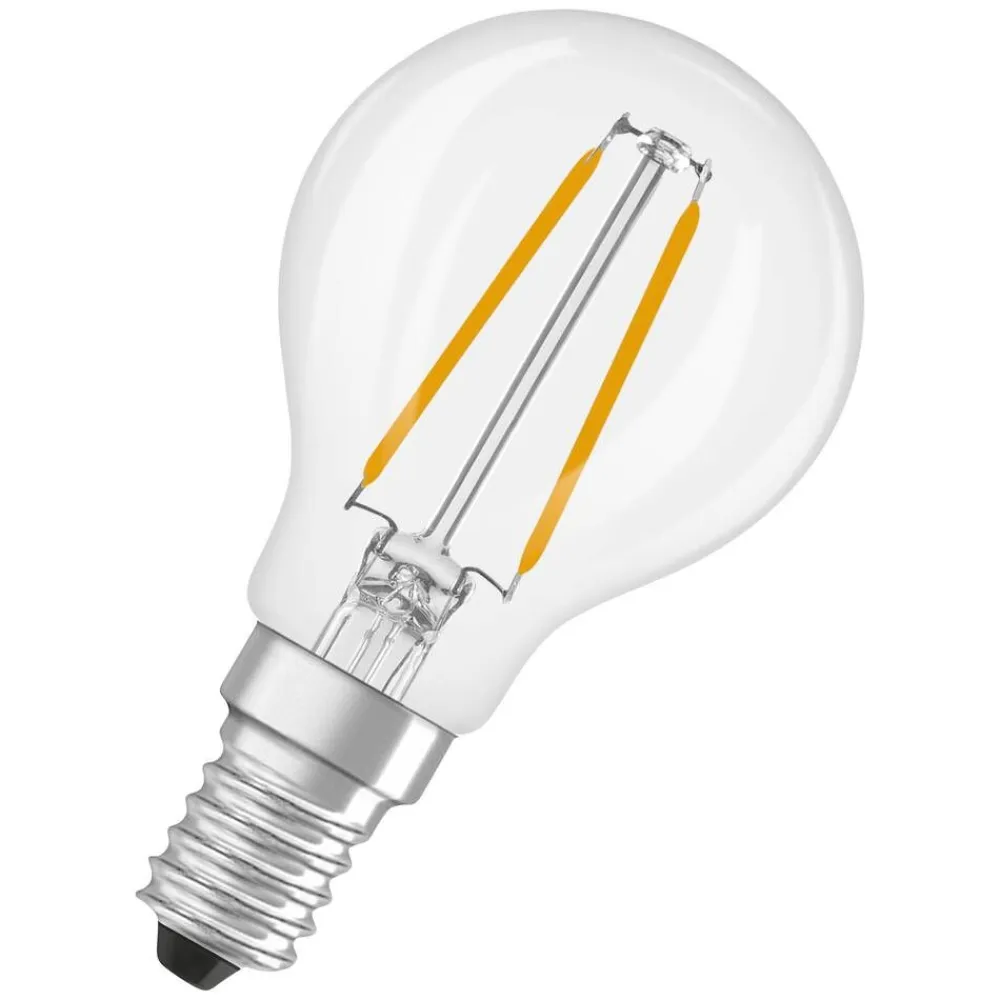 Osram Lamput Ja Valaisintarvikkeet|LED Star Classic P 25 Filament 1.8W 840 Clear E14