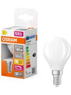 LED Superstar Classic P 40 Fil. DIM 3.4W 827 Frosted E><noscript><img width=